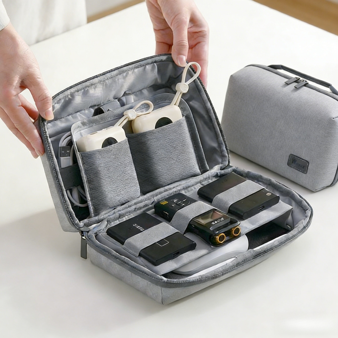 Tech Accessories For Travel - 1Pc Electronics Organizer Travel Case, Water