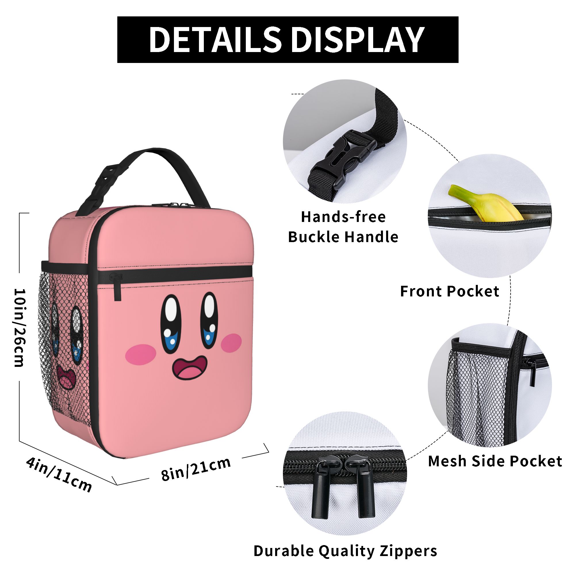 Custom K-Kirbys Resuable Lunch - Kawaii Tech Accessories ulasan dan harga