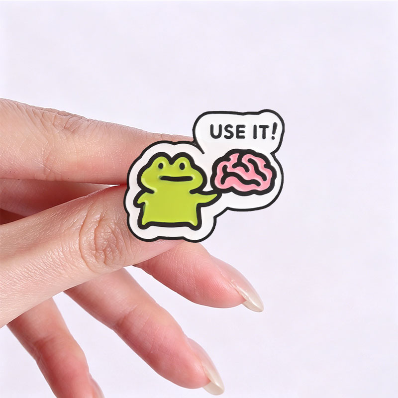Funny Frog Badges Cute Cartoon - Kawaii Tech Accessories ulasan dan harga