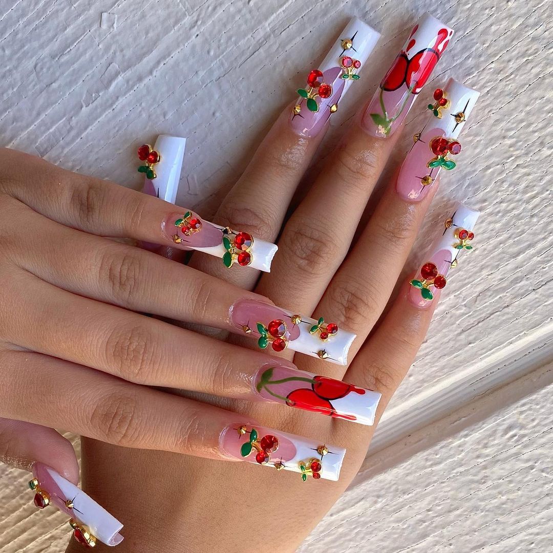 20pcs/bag Cherry Aolly Nail Ch - Trending Tech Accessories ulasan dan harga