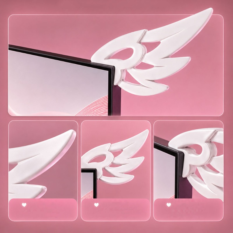 Kawaii 3D Wing Decor for Compu - Kawaii Tech Accessories ulasan dan harga