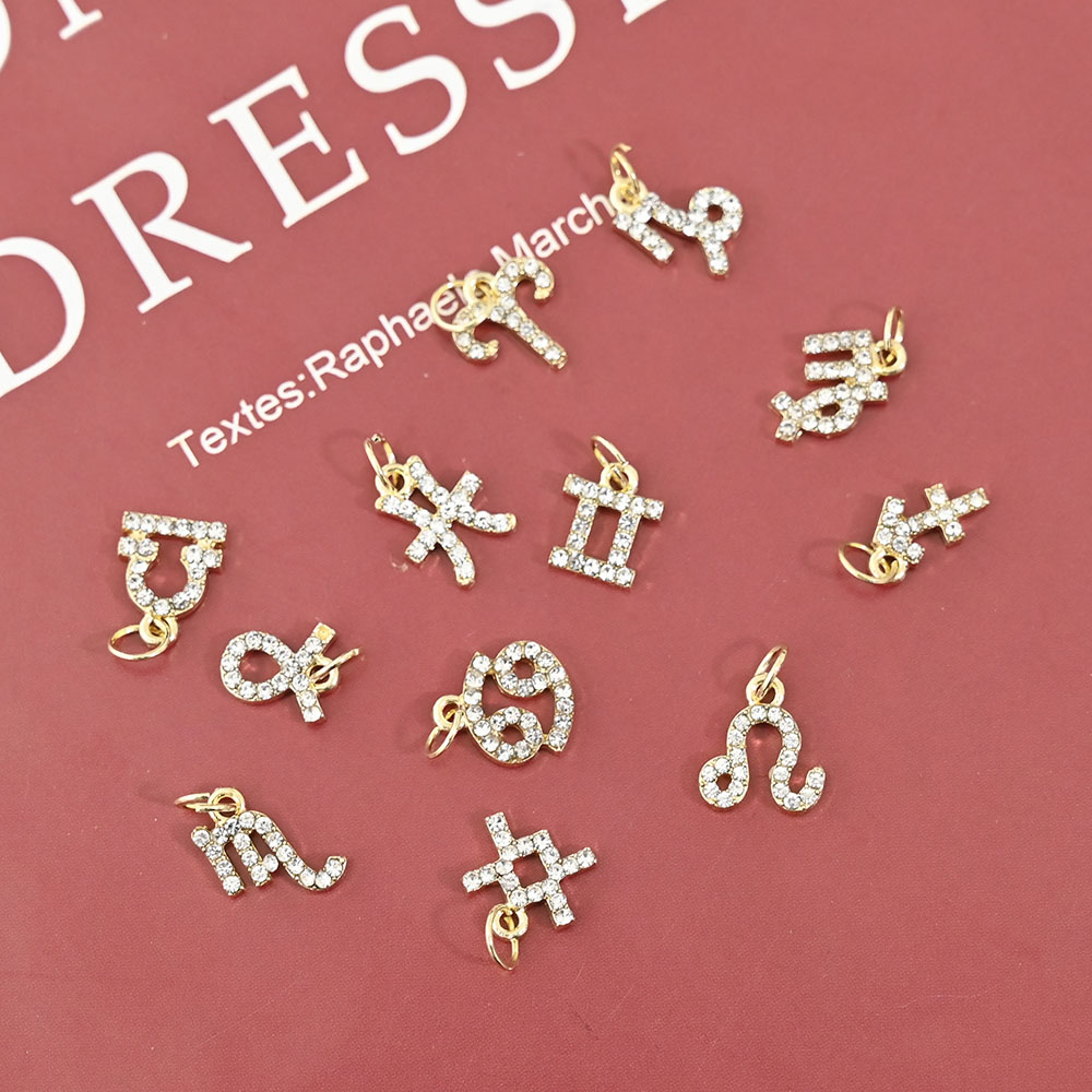 10Pcs 12 Constellation Dangle  - Trending Tech Accessories ulasan dan harga