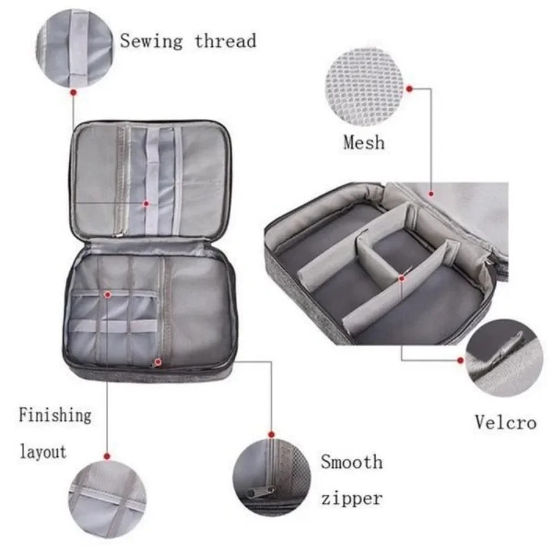 Electronics Organizer Travel C - Tech Accessories For Travel ulasan dan harga