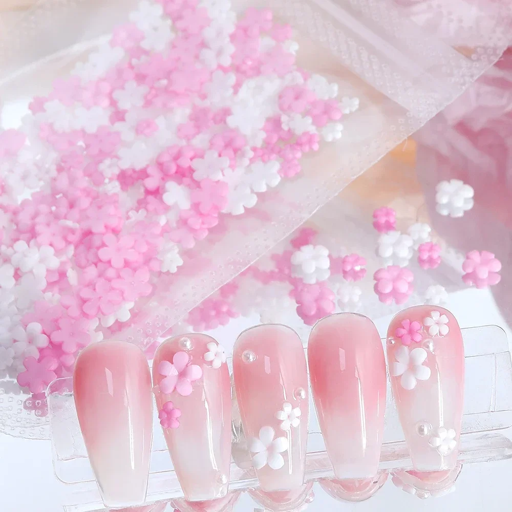 400pcs Acrylic Flower 3D Nail  - Trending Tech Accessories ulasan dan harga