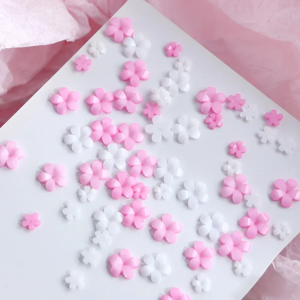 400pcs Acrylic Flower 3D Nail  - Trending Tech Accessories ulasan dan harga