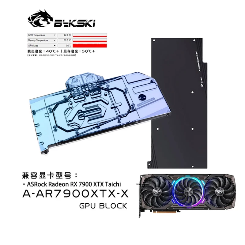 Bykski Water Block Use for ASR - Amd Vga Rx 7900 Xtx ulasan dan harga