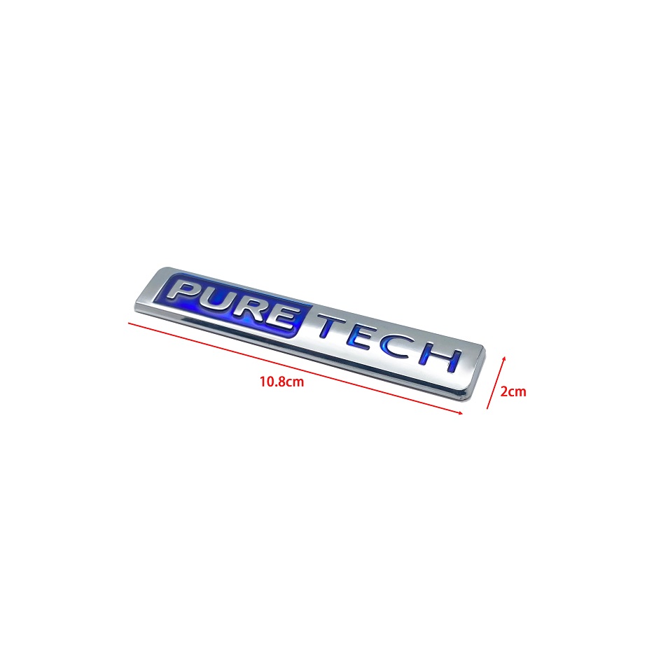 3D Premium Puretech Pure Tech  - Tech Accessories Logo ulasan dan harga