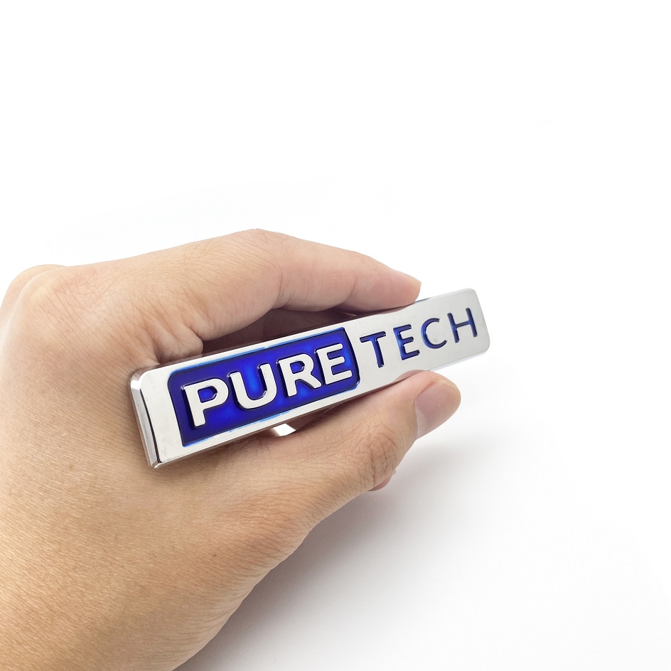 ABS Letters PURE TECH Emblem f - Tech Accessories Logo ulasan dan harga