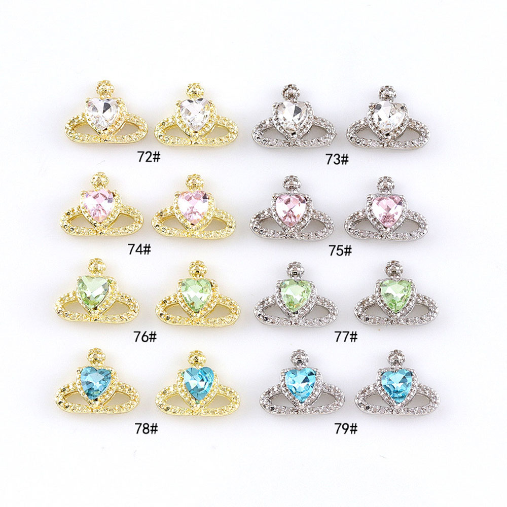 10Pcs/lot 3D Alloy Planet Nail - Trending Tech Accessories ulasan dan harga
