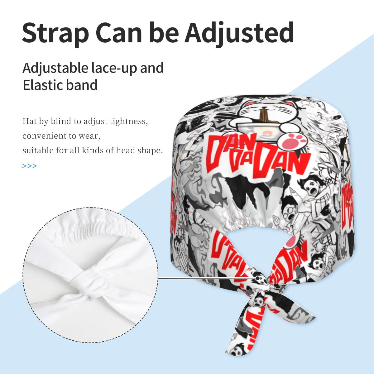 Scrub Caps Anime DanDaDan Nurs - Kawaii Tech Accessories ulasan dan harga
