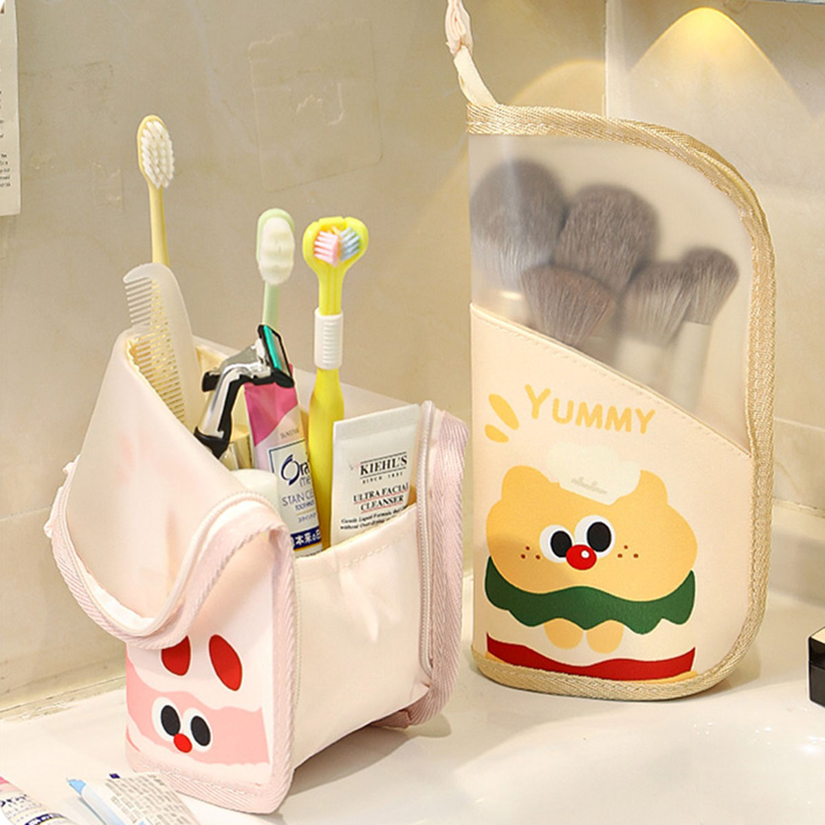 1Pcs Cosmetic Bag Travel Stand - Tech Accessories Travel Bag ulasan dan harga