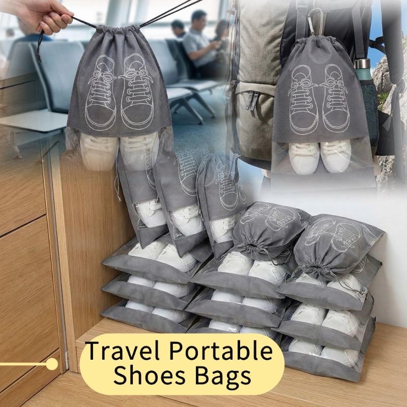 1-30pc Travel Reusable Shoes S - Tech Accessories Travel Bag ulasan dan harga
