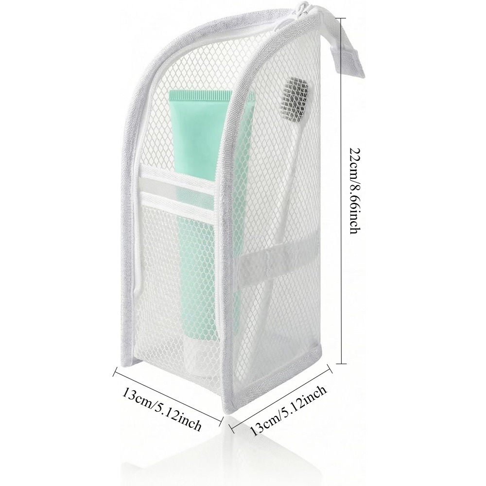 Mesh Toiletry Bag Breathable Q - Tech Accessories Travel Bag ulasan dan harga
