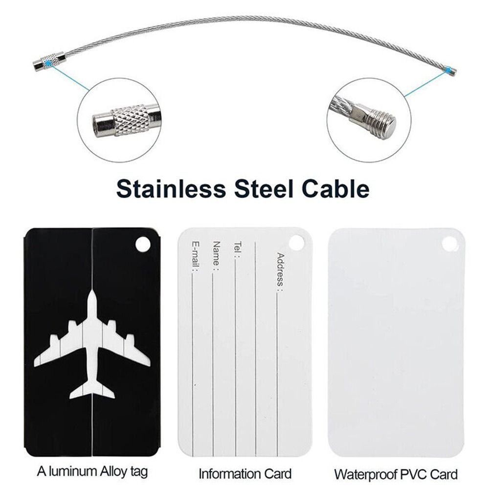 Aluminium Travel Luggage Tags  - Tech Accessories For Travel ulasan dan harga
