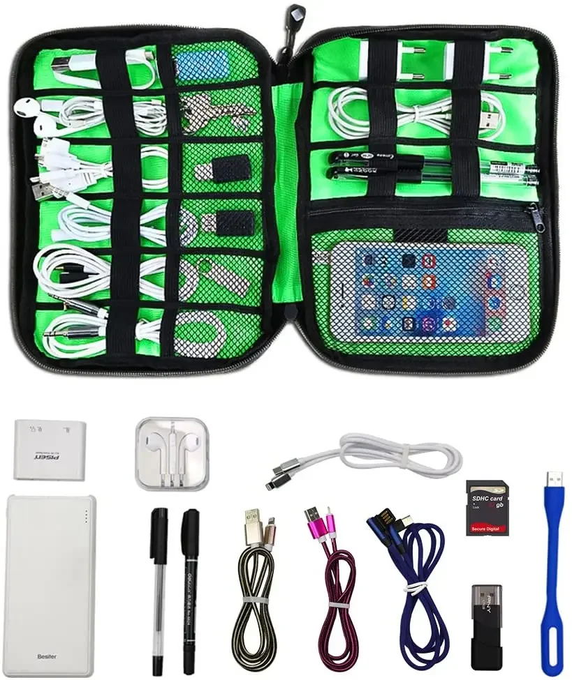 Cable Organizer Storage Bags S - Tech Accessories Travel Bag ulasan dan harga
